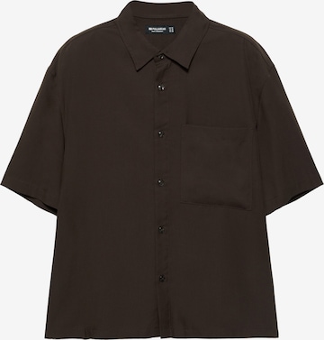 Pull&Bear Regular fit Skjorta i brun: framsida