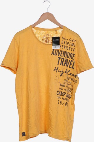 CAMP DAVID Shirt in XL in Yellow: front