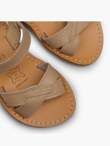 Sandales Pisamonas en beige