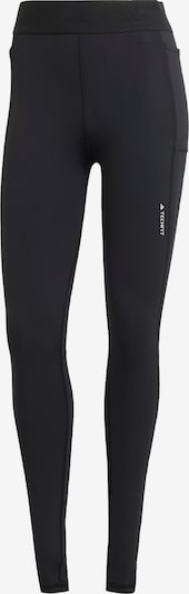 ADIDAS PERFORMANCE Pantalon de sport en noir / blanc, Vue avec produit