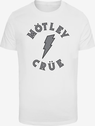 Merchcode Shirt 'Motley Crue - Bolt World Tour' in White: front