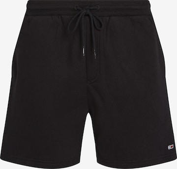 Tommy Jeans Панталон в черно: отпред