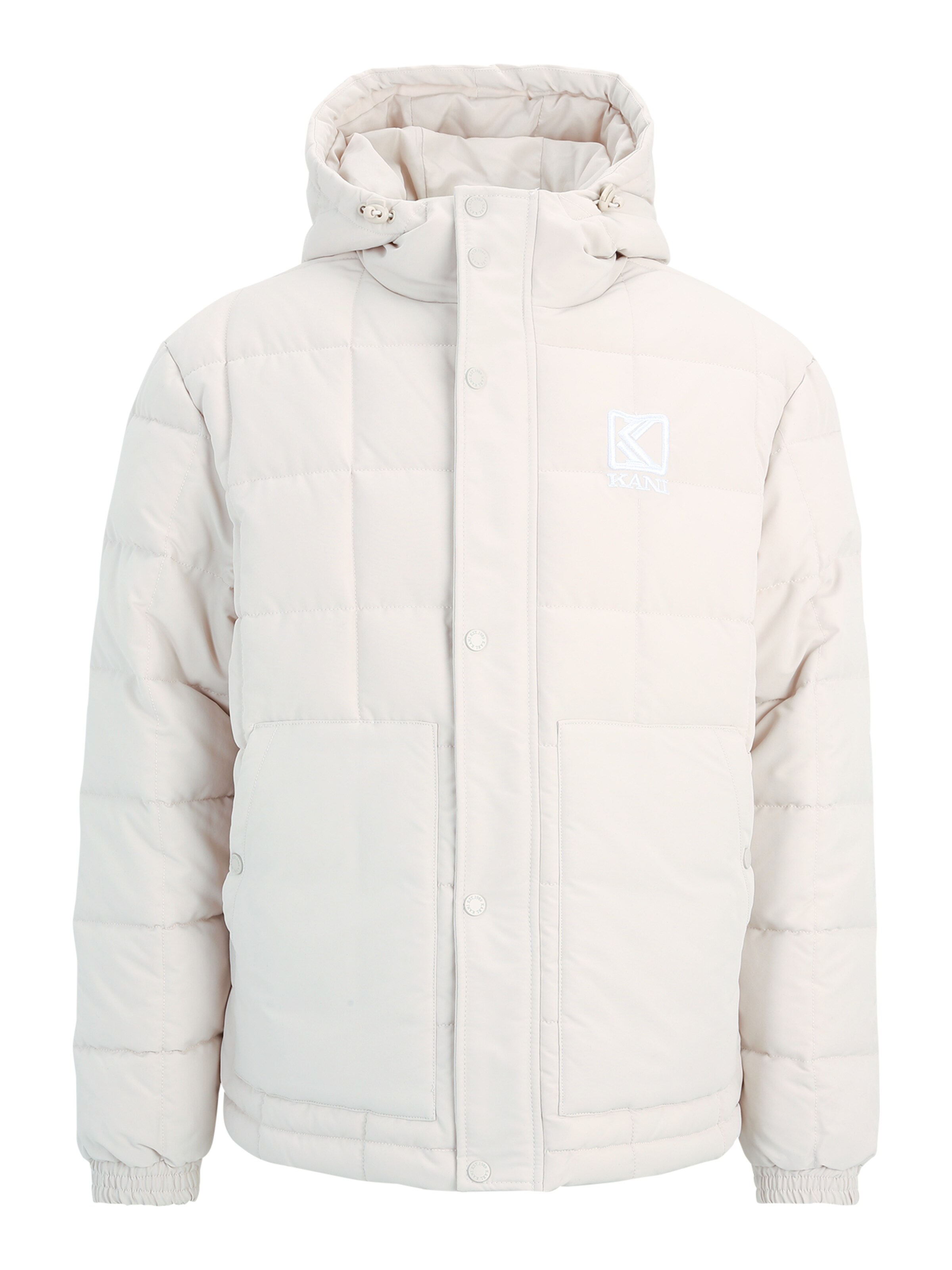Karl Kani Winter jacket in Beige: front