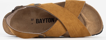 Bayton Sandale 'Tweed' in Braun