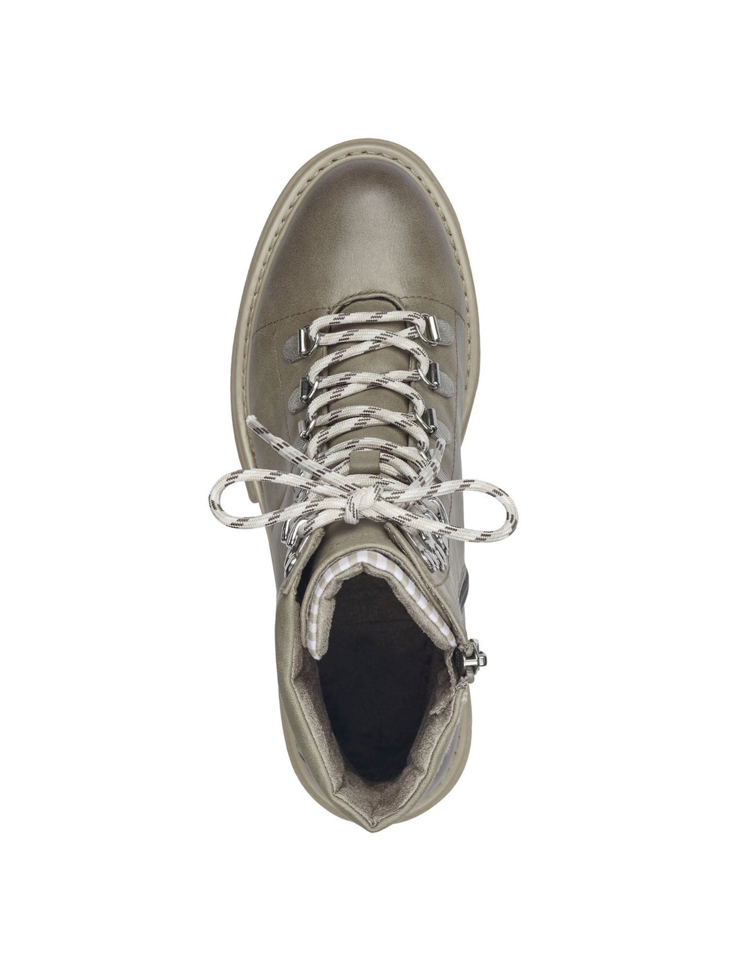 MARCO TOZZI Lace-up bootie in Grey