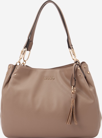 Borsa a spalla 'Cirry' di Liu Jo in marrone: frontale