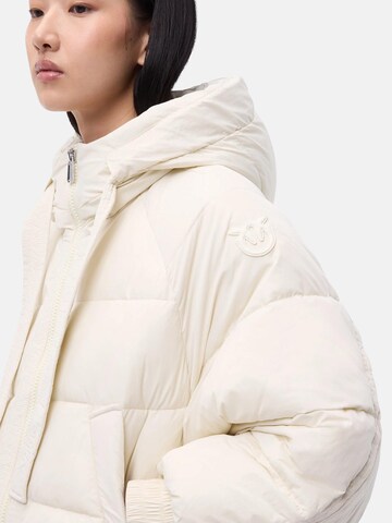 PINKO Winter jacket 'PINKO DICENTRA IMBOTTITOTELOA TECNICA CREPE GIUBBINO' in White