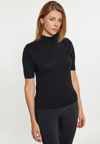 Pull-over usha BLACK LABEL en noir : devant