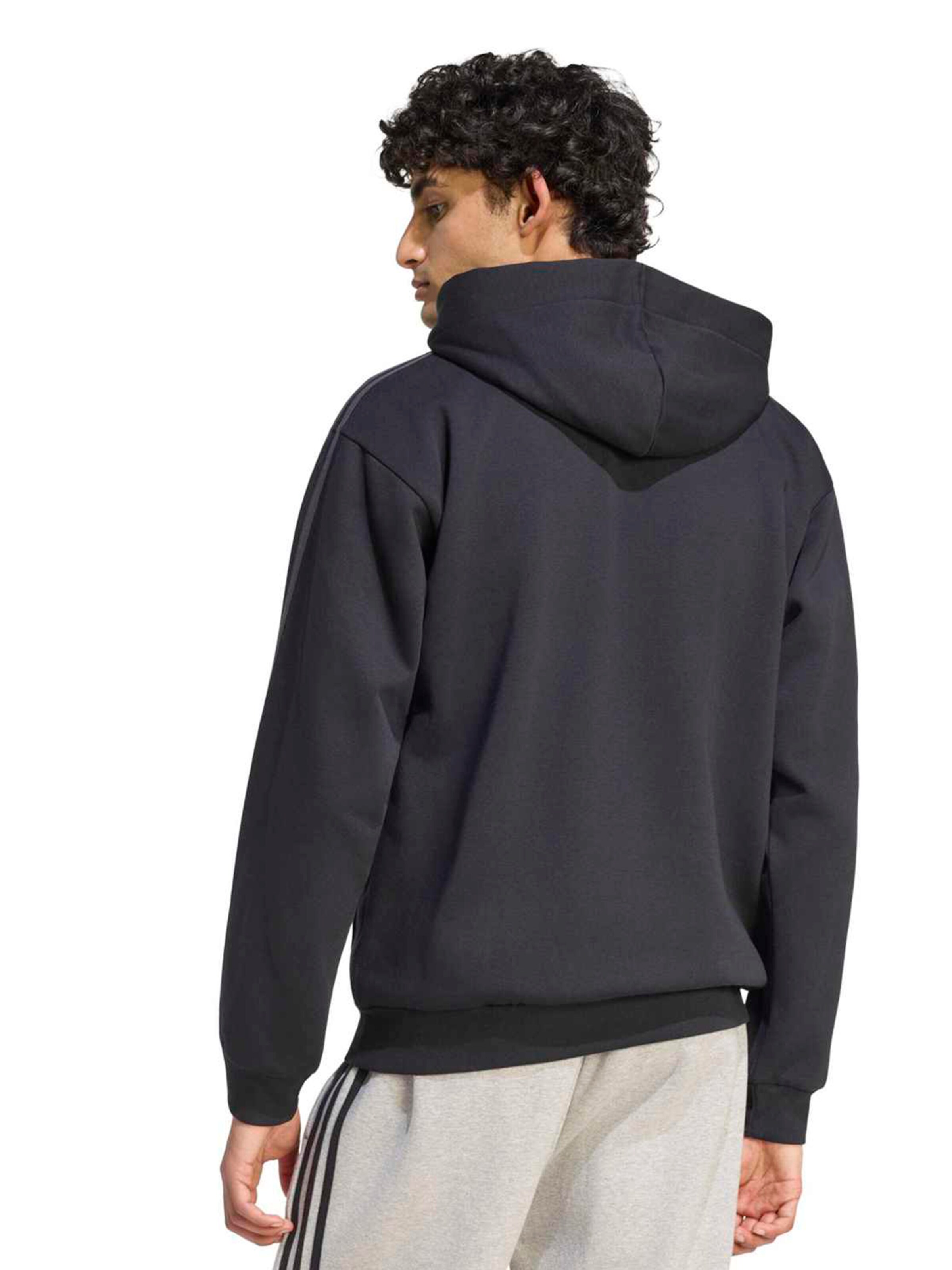 ADIDAS SPORTSWEAR - Casaco de treino em moletão em preto