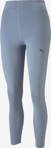 PUMA Slim fit Workout Pants in Blue: front