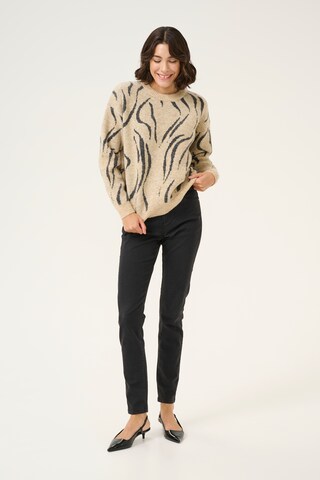 Pull-over 'Billie' Kaffe en gris