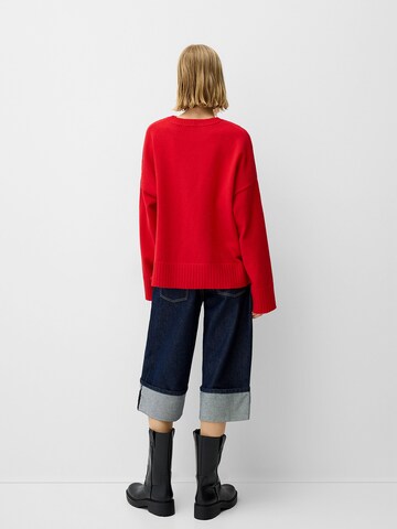 Pullover di Bershka in rosso