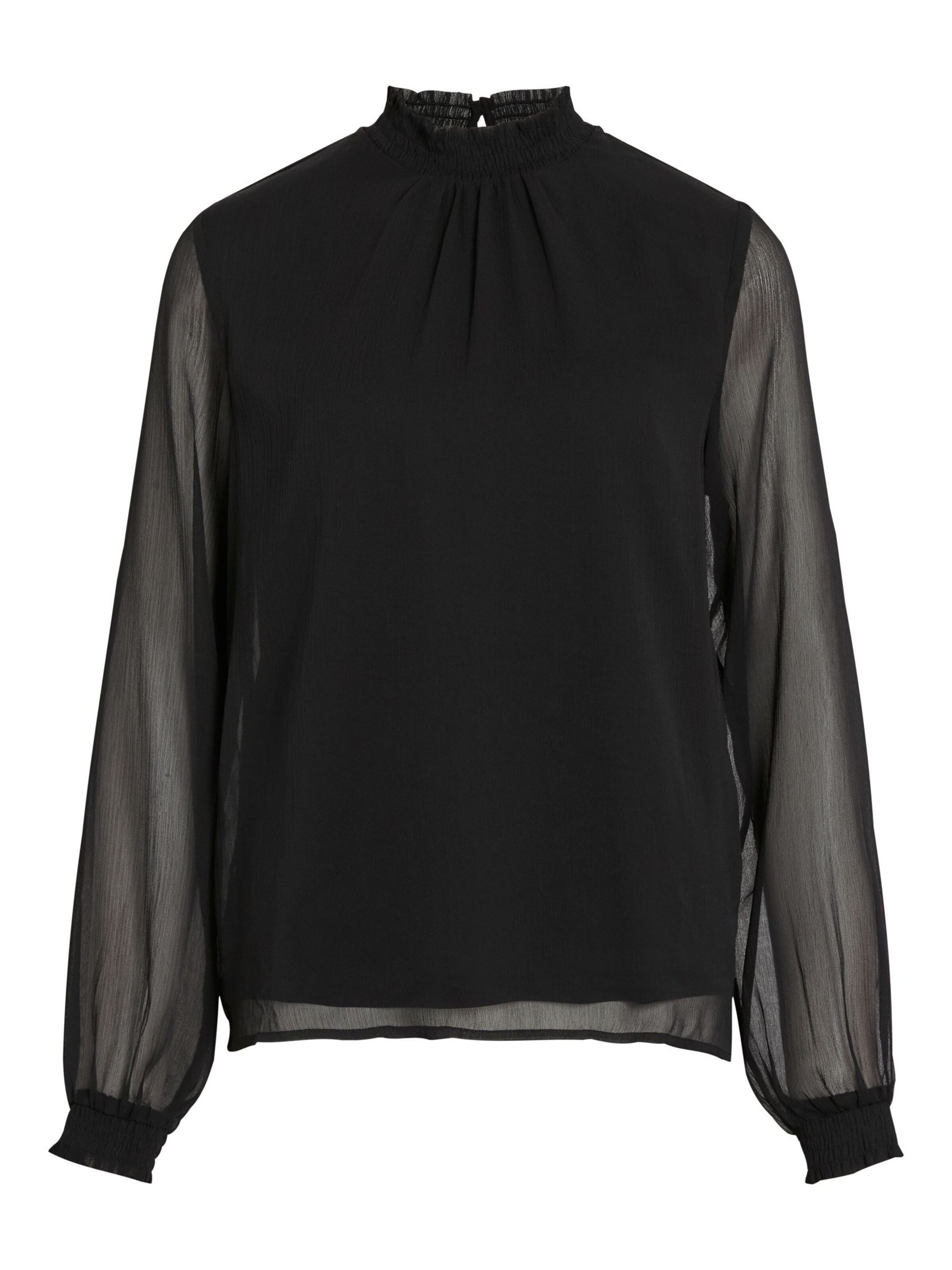 Chemisier 'VIFALIA' VILA en noir : devant