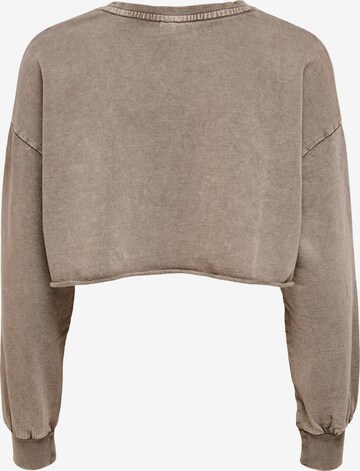 ONLY Sweatshirt 'Rocky' in Grey