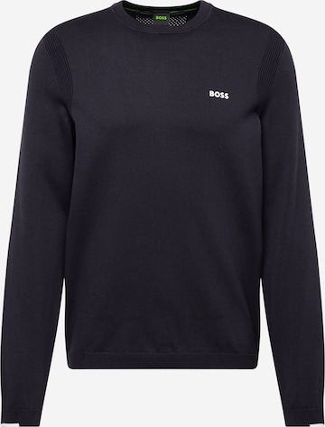 BOSS Green Sweater 'Ever-X' in Blue: front