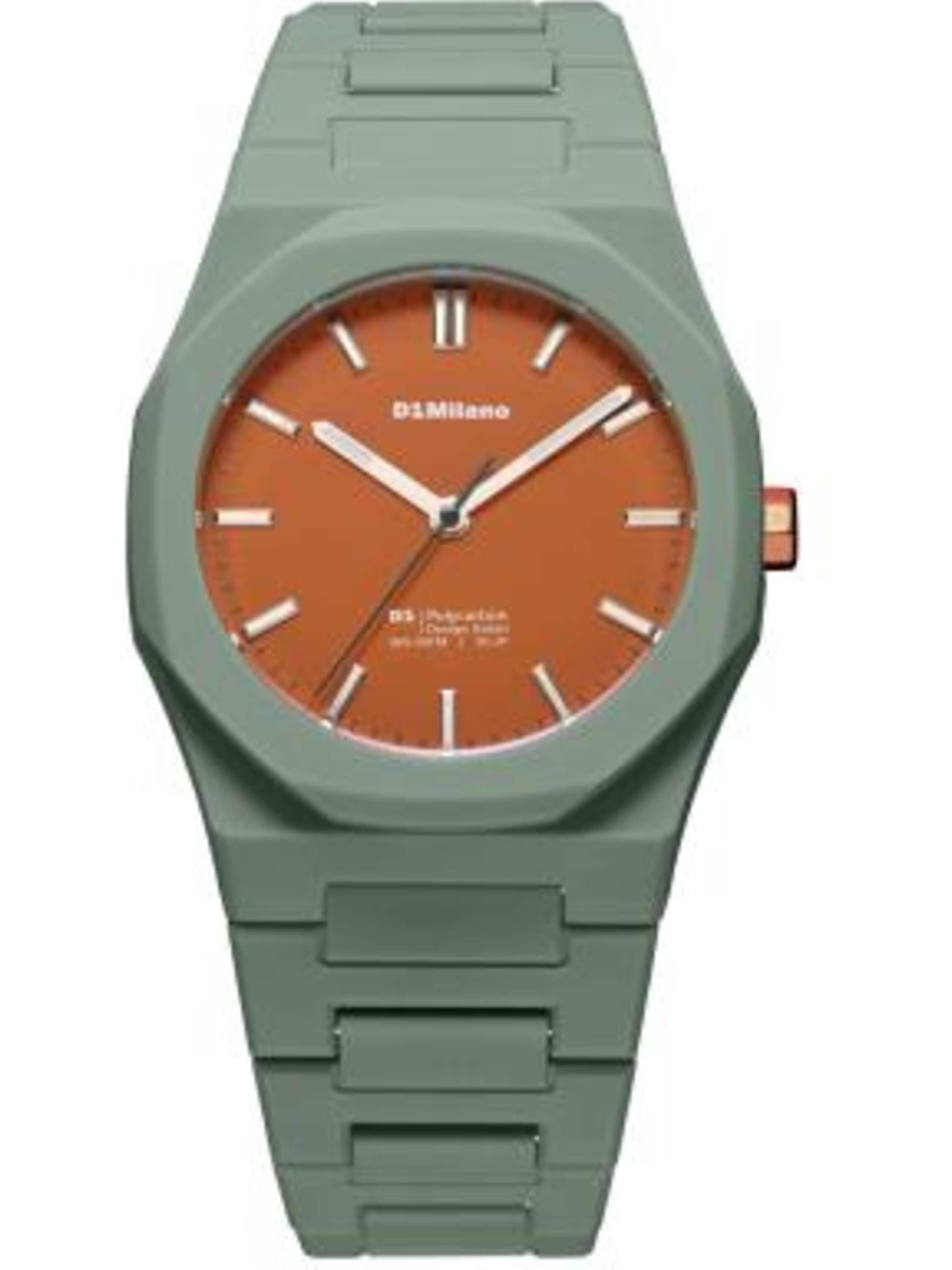 D1 Milano Analog Watch in Green: front
