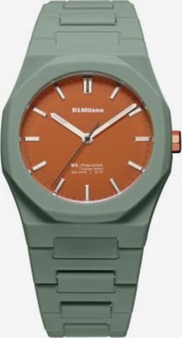 D1 Milano Analog Watch in Green: front
