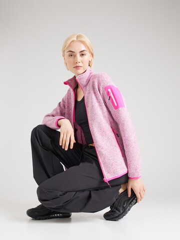 CMP Athletic Fleece Jacket in Pink