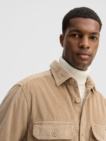 Coupe regular Chemise business STRELLSON en beige