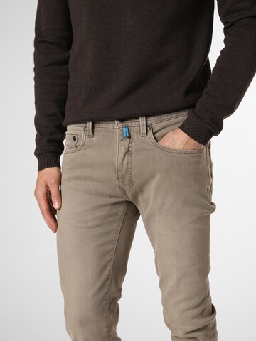 PIERRE CARDIN Slim fit Jeans 'Lyon' in Brown