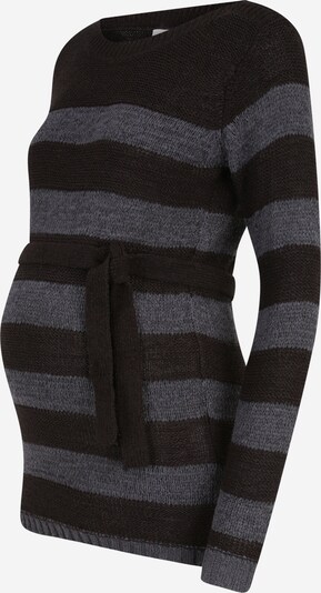 MAMALICIOUS Sweater 'Sandy' in Dark grey / Black, Item view