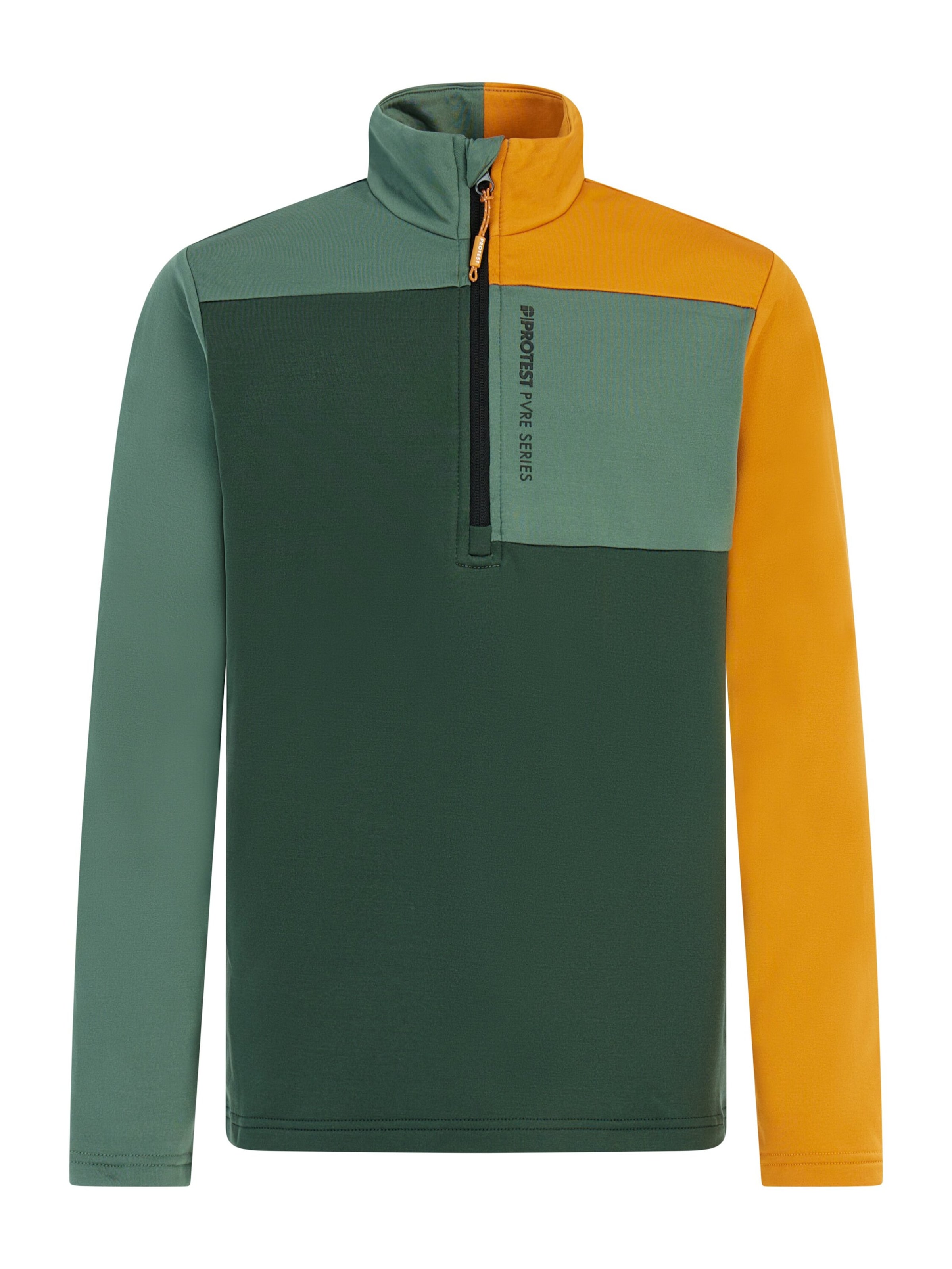 PROTEST Sports sweatshirt 'PRTMarno JR' in Green: front