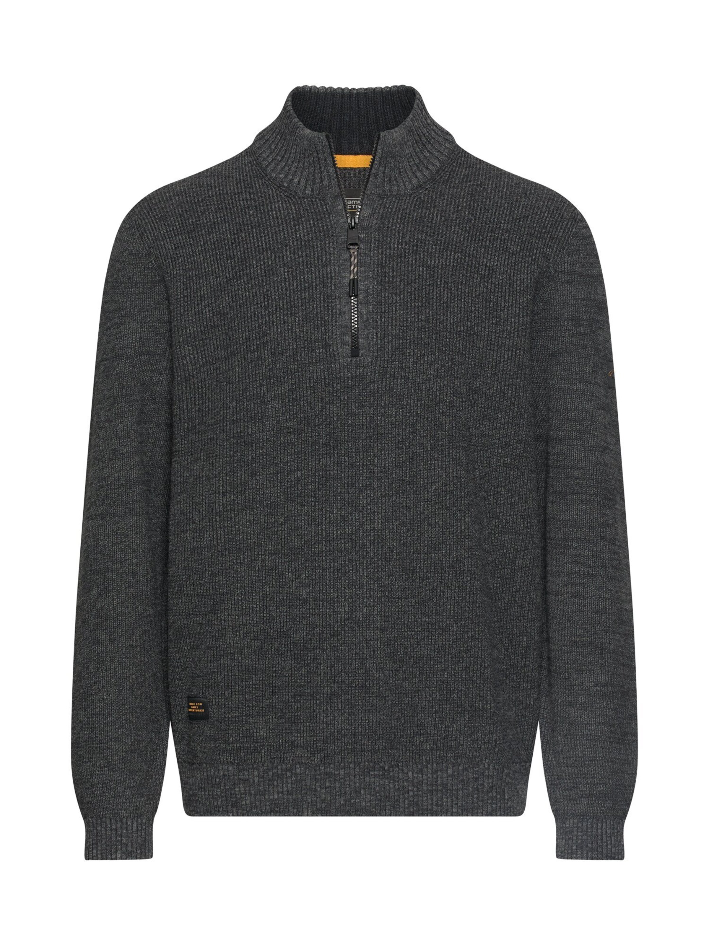 CAMEL ACTIVE Sweater in Grey: front