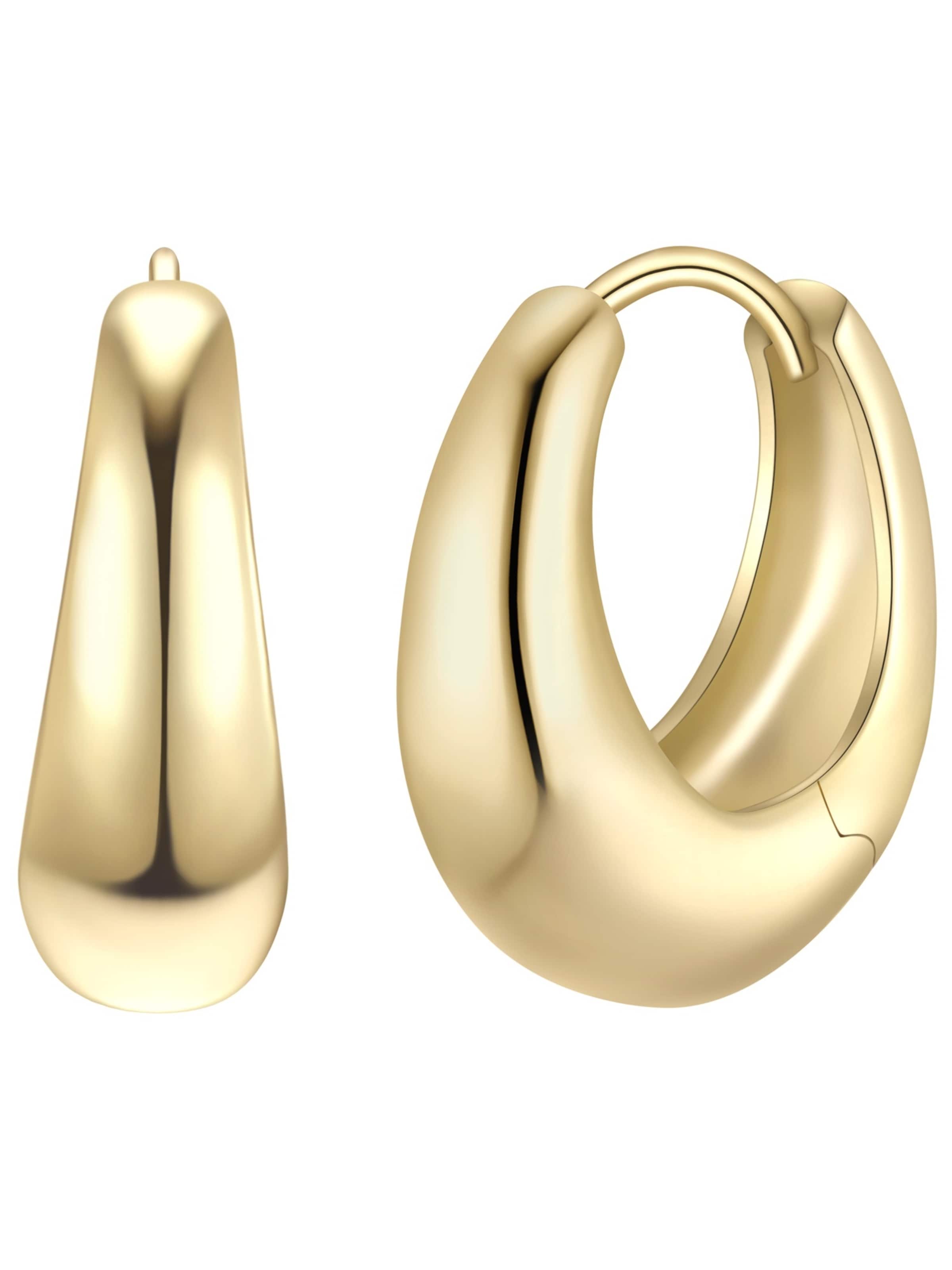 Glanzstücke München Oorbellen in Goud: voorkant