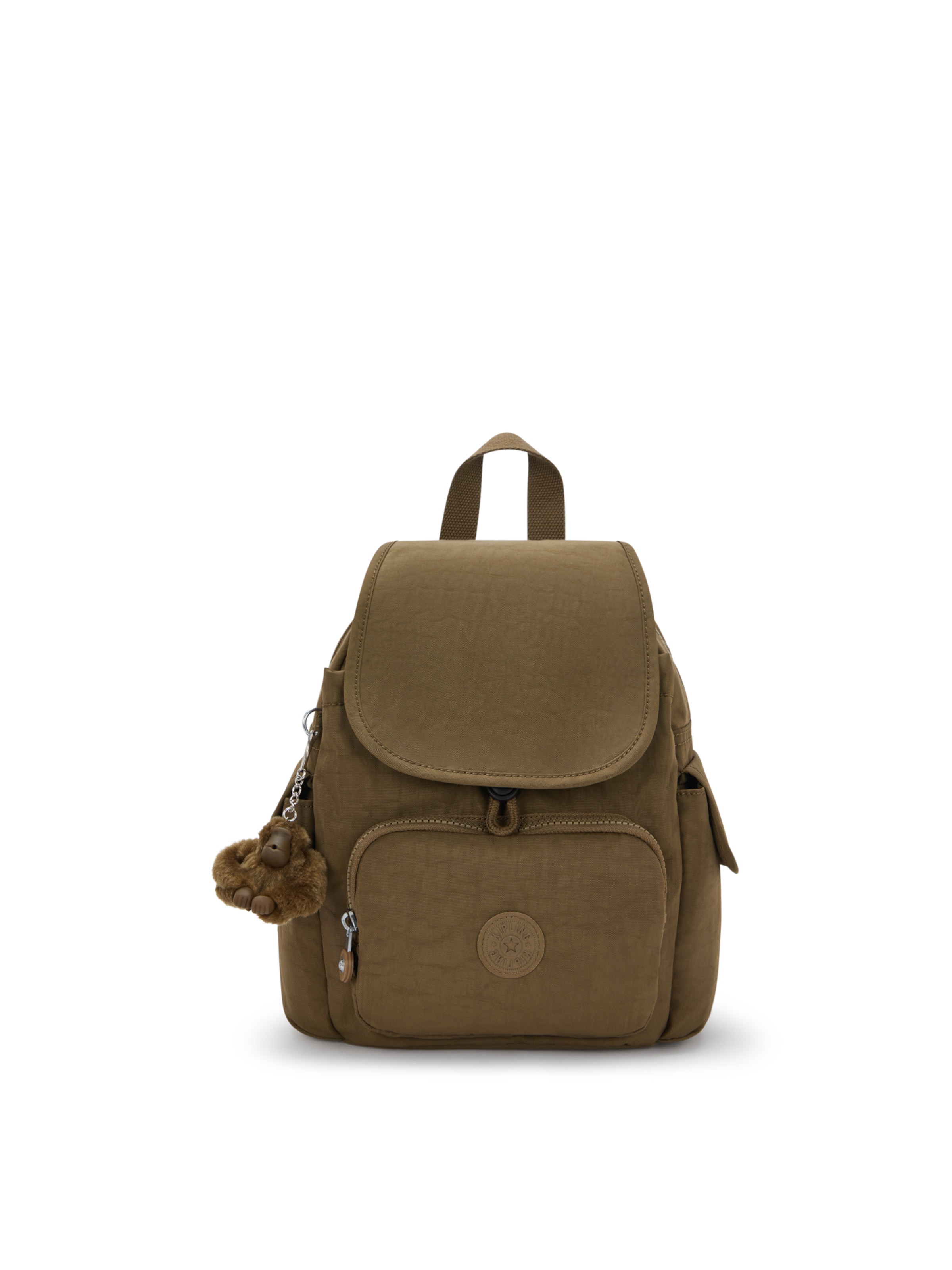 KIPLING - Mochila 'City Pack Mini' em cinzento: frente