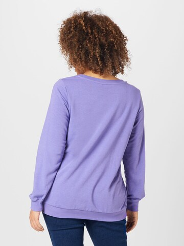 Zizzi Sweatshirt in Purple