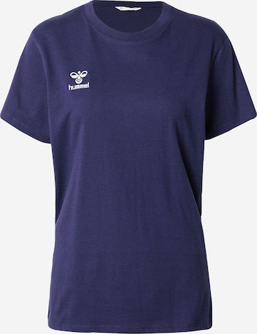 Hummel Performance Shirt 'Go 2.0' in Blue: front