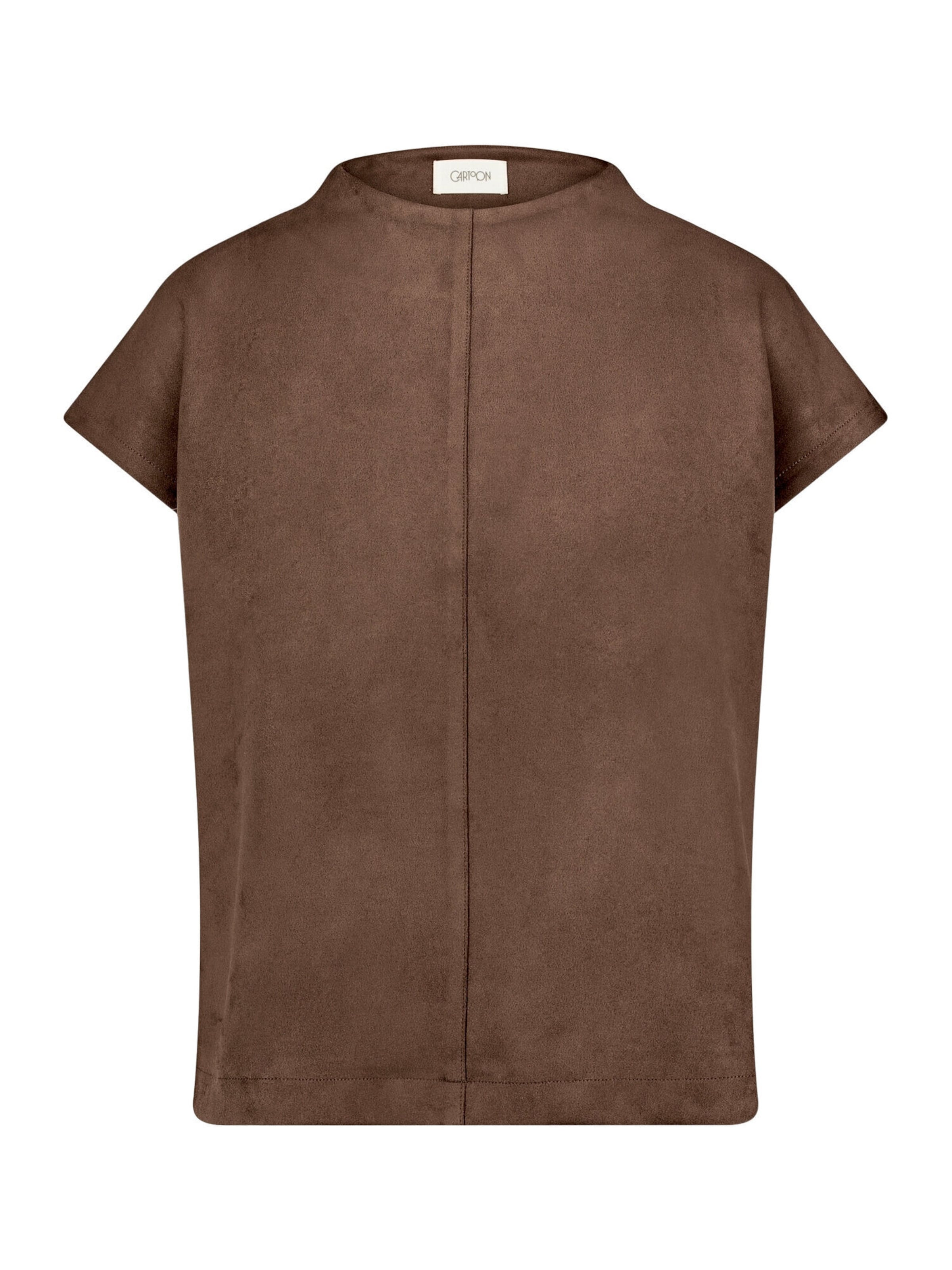 Cartoon Sweatshirt in Brown: front