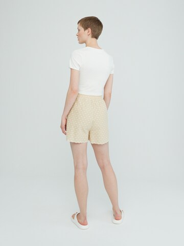 EDITED Regular Pants 'Gesha' in Beige