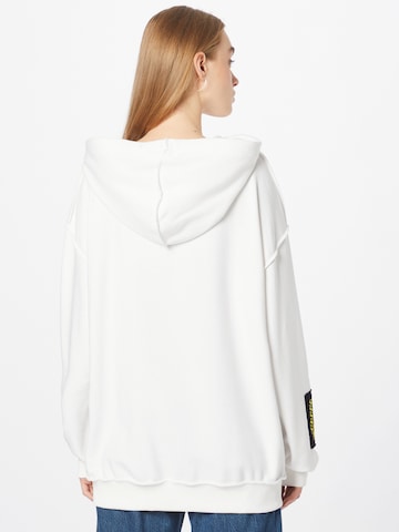 ABOUT YOU Limited Sweatshirt 'Leo' by Jannik Stutzenberger' in White