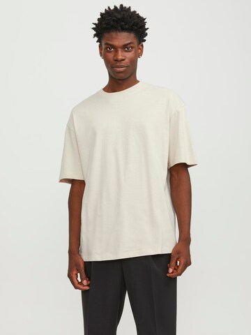 T-Shirt 'BRADLEY' JACK & JONES en beige : devant