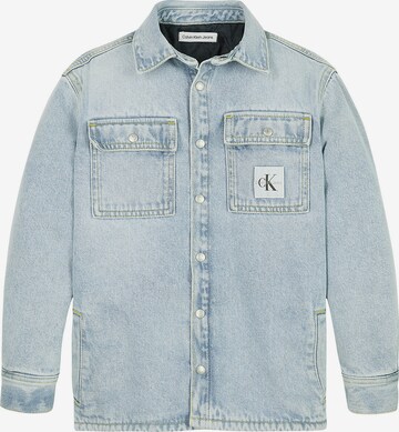 Calvin Klein Jeans Tussenjas in Blauw: voorkant