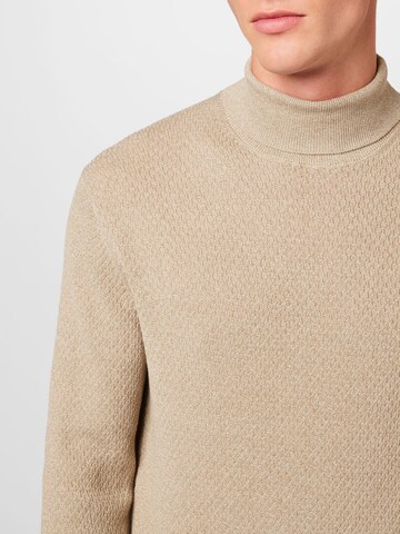 JACK & JONES Pullover 'DALLAS' in Beige