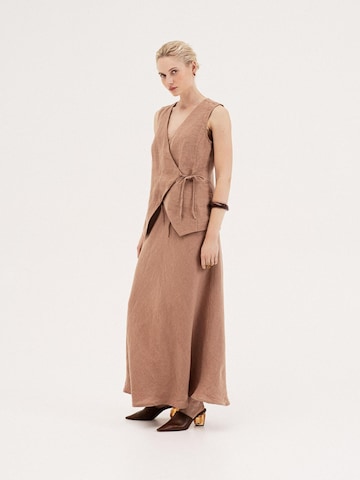 AmourLinen Top 'Blanca' in Brown