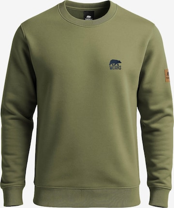 FORSBERG Sweatshirt in Grün: Vorderseite