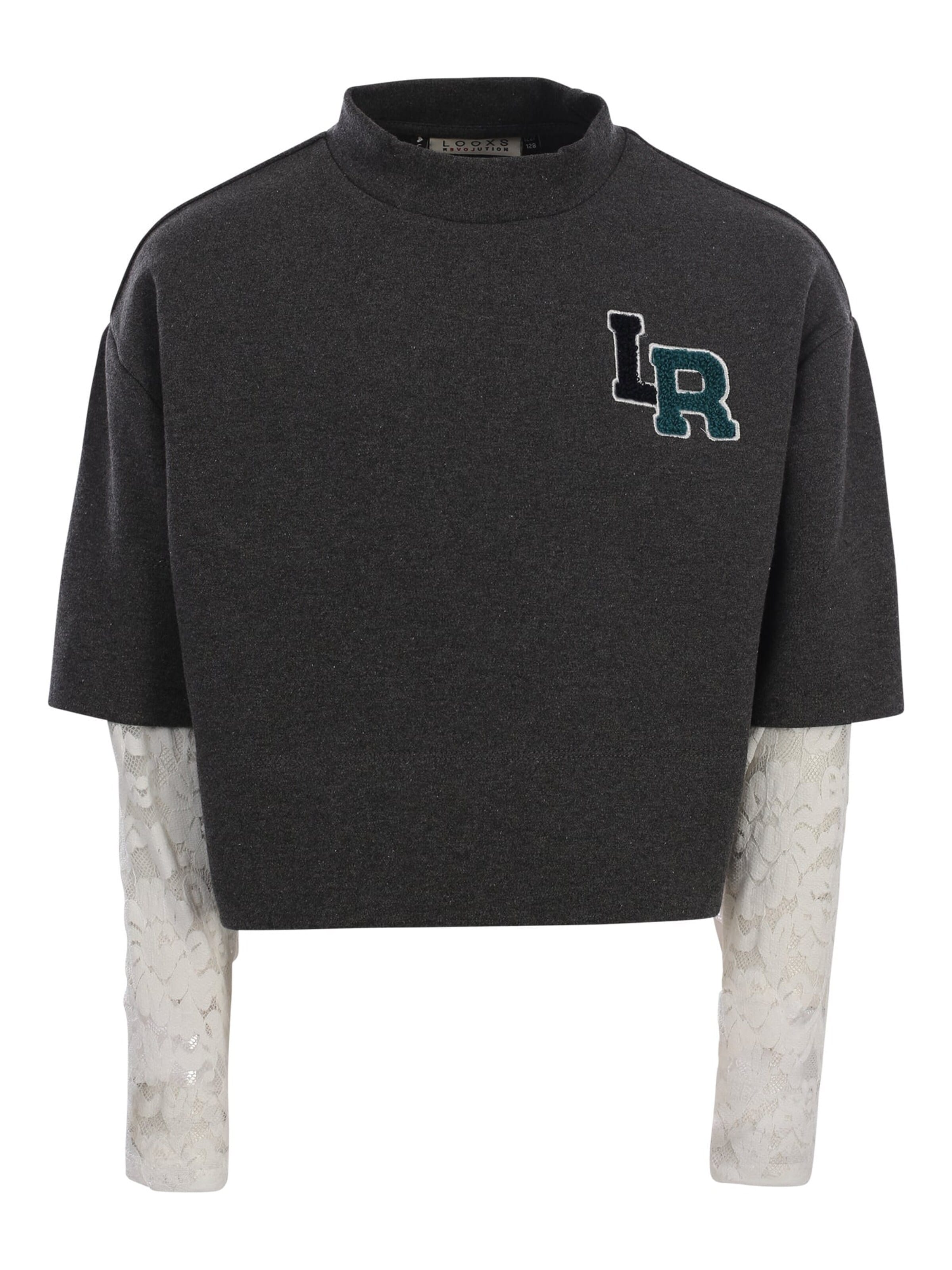 Looxs Revolution Sweatshirt‌‌‌‌‌‌‌‌‌ in Grau: Vorderseite