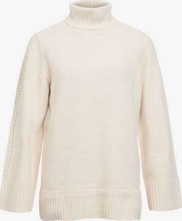OBJECT - Jersey 'OBJMALI' en beige: frente