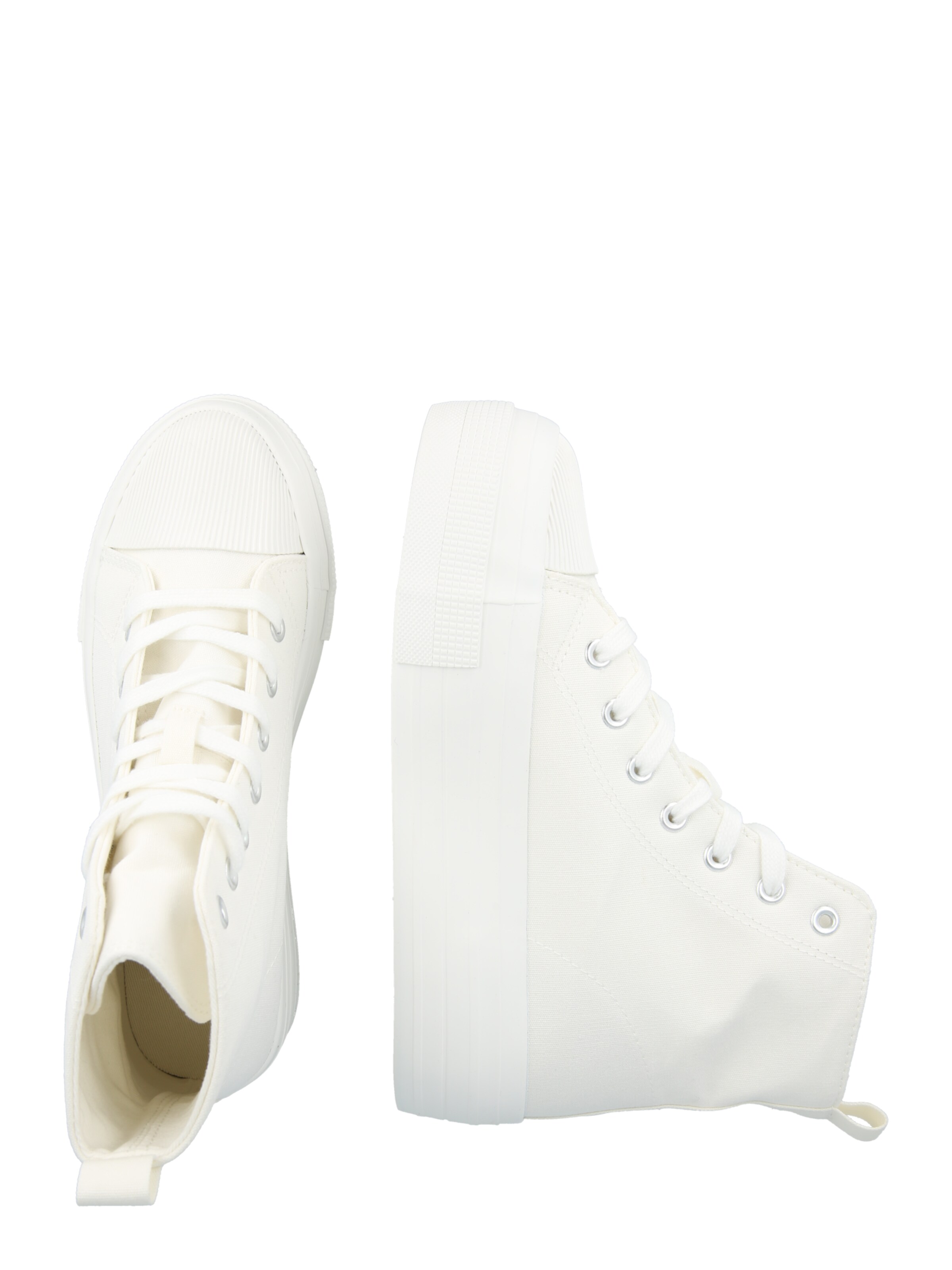 Hailys - Sapatilhas altas 'Lo44tta' em branco