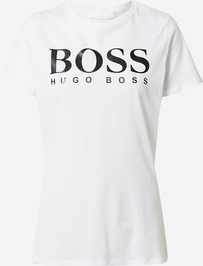 BOSS Casual T-shirt 'C_Elogo1' i svart / off-white, Produktvy