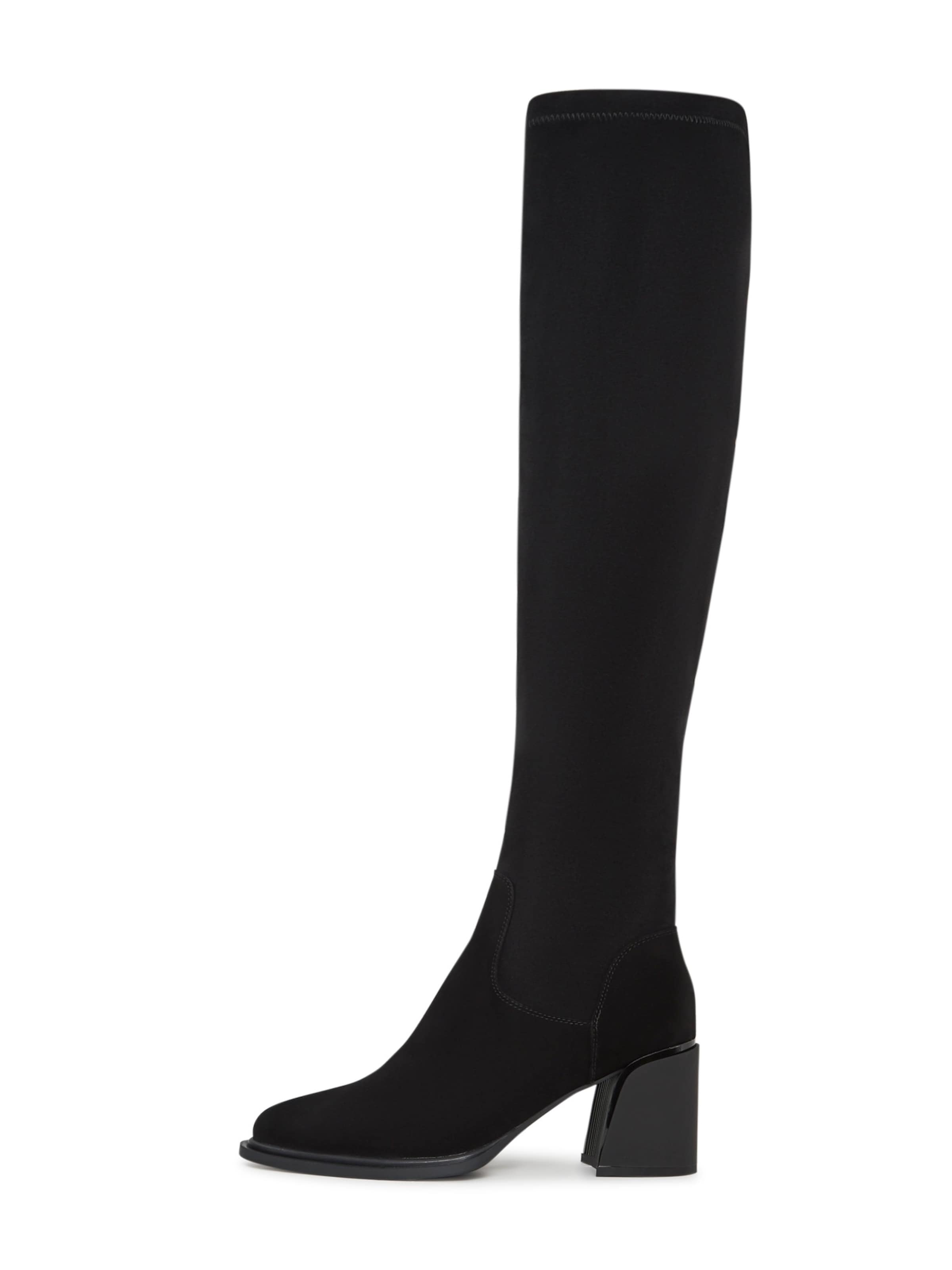 CESARE GASPARI Stiefel in Schwarz: Vorderseite