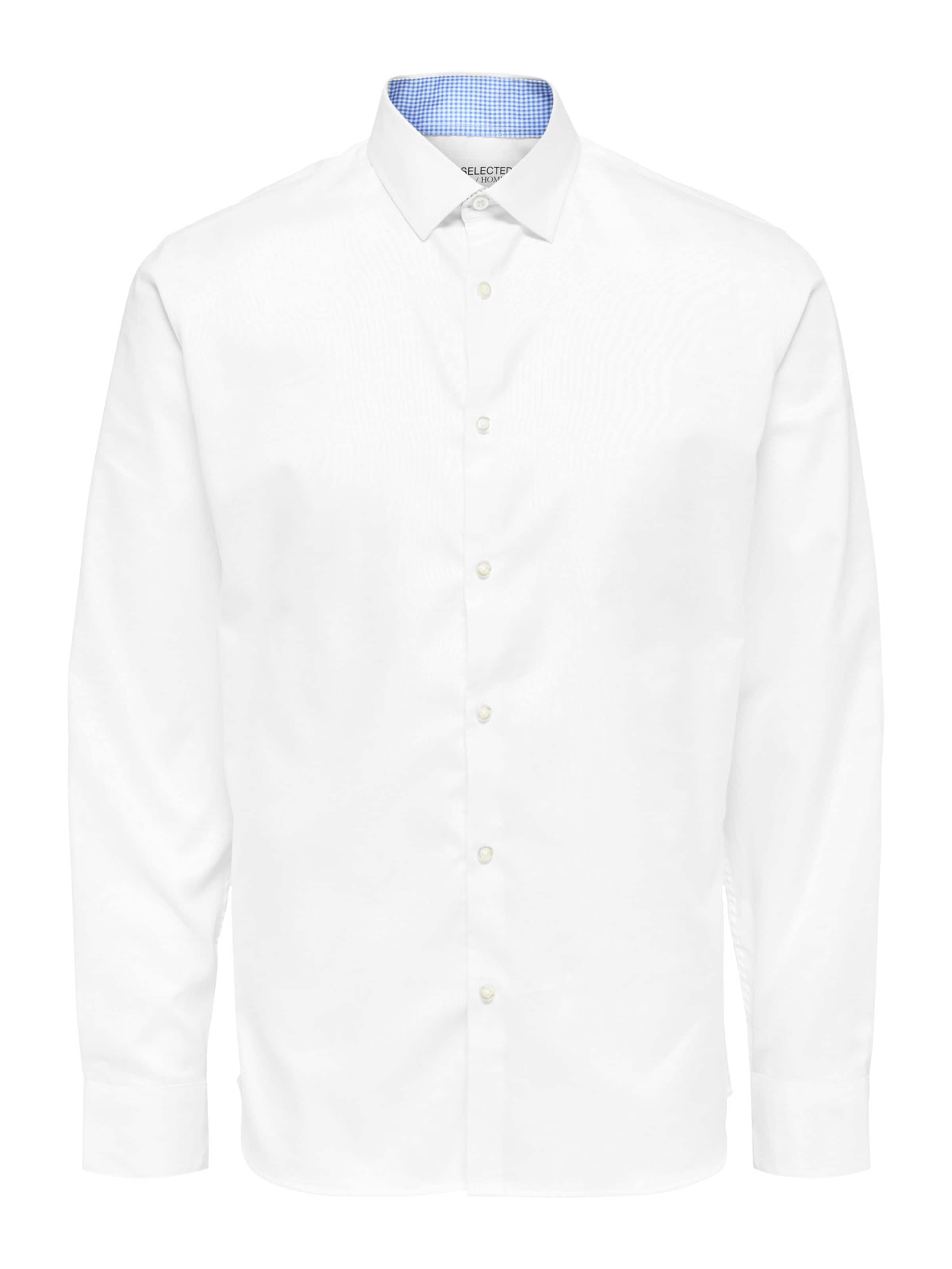 SELECTED Paita 'SLHZARK' värissä valkoinen: etupuoli