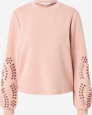 rožinė ABOUT YOU Megztinis be užsegimo: priekis