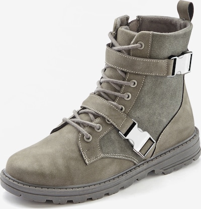 VIVANCE Schnürstiefelette in grün, Produktansicht