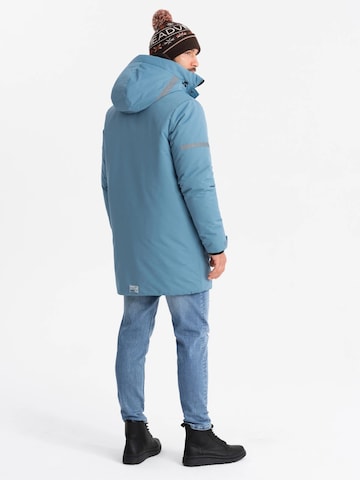 Ombre Winter jacket 'OM-Jalj-0169' in Blue
