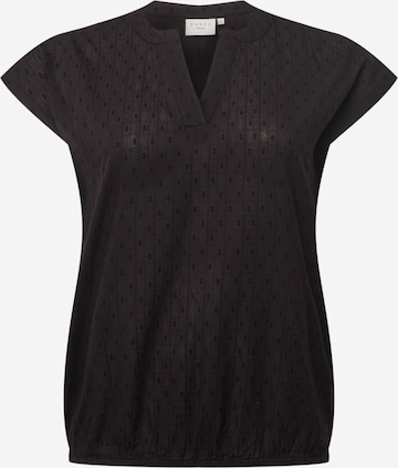 Camicia da donna 'Trina' di KAFFE CURVE in nero: frontale