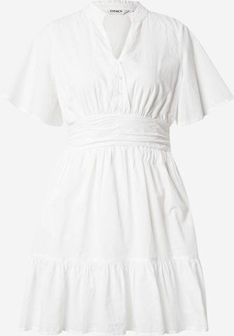 ONLYLjetna haljina 'RARKEL' - bijela boja: prednji dio